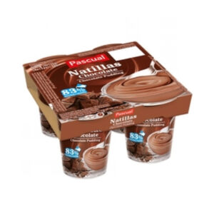 Natilla de chocolate Pascual (4 x 125 g / 1.1 lb)