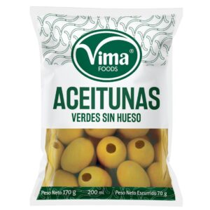 Aceitunas verde sin hueso Vima Foods (170 g / 5.99 oz)