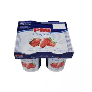 Yogurt sabor fresa PMI (4 x 120 g / 4.23 oz)